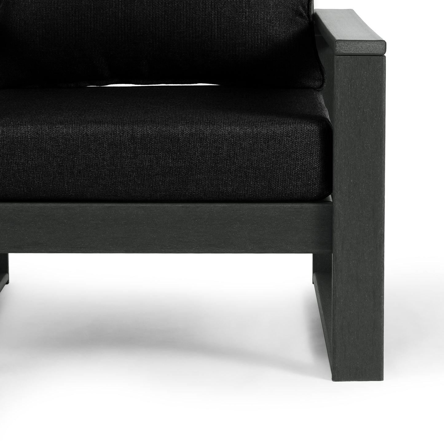 Signature All-Weather Outdoor Modular Patio Deep Seating Left Arm Chair (Left Arm Sectional Seat)