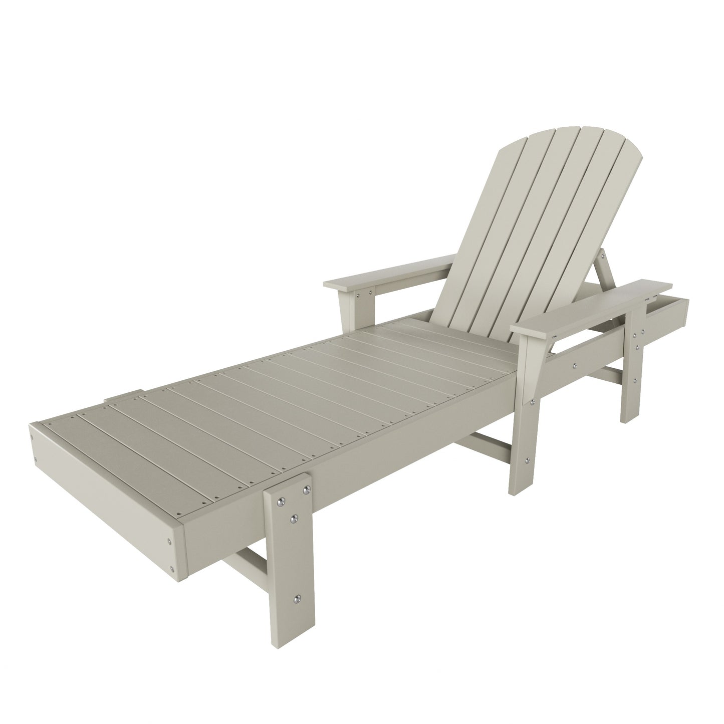 Westport Classic All-Weather Outdoor Adirondack Reclining Sun Lounger With Arms Rests