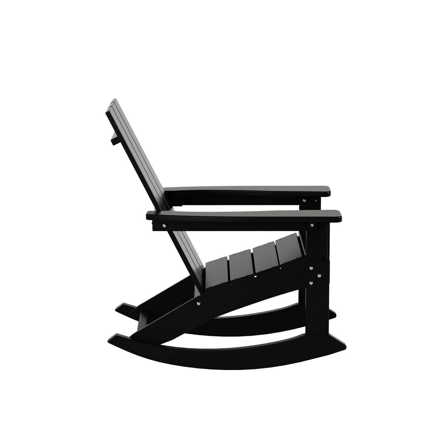 Malibu Modern All-Weather Outdoor Rocking Adirondack Chair