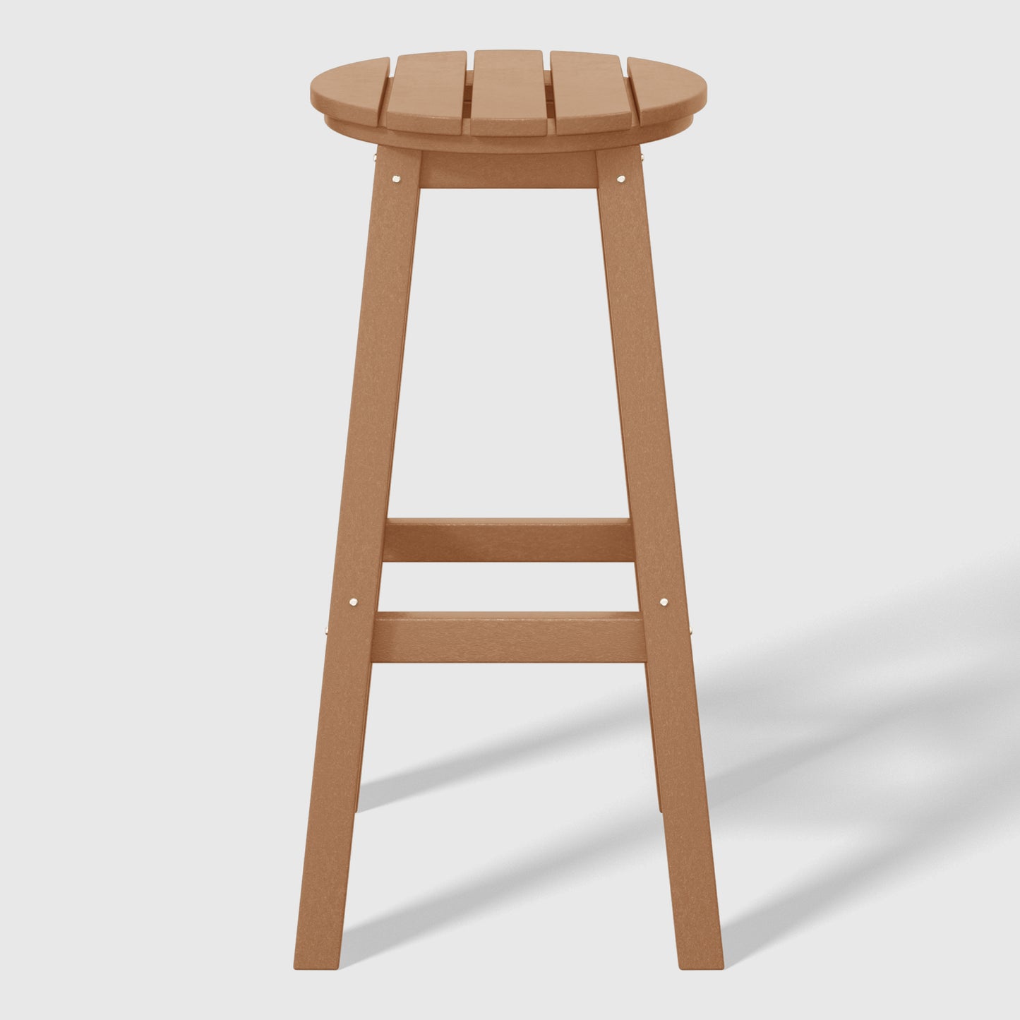 Stockholm All-Weather Outdoor Round Bar Stool (29" Height)
