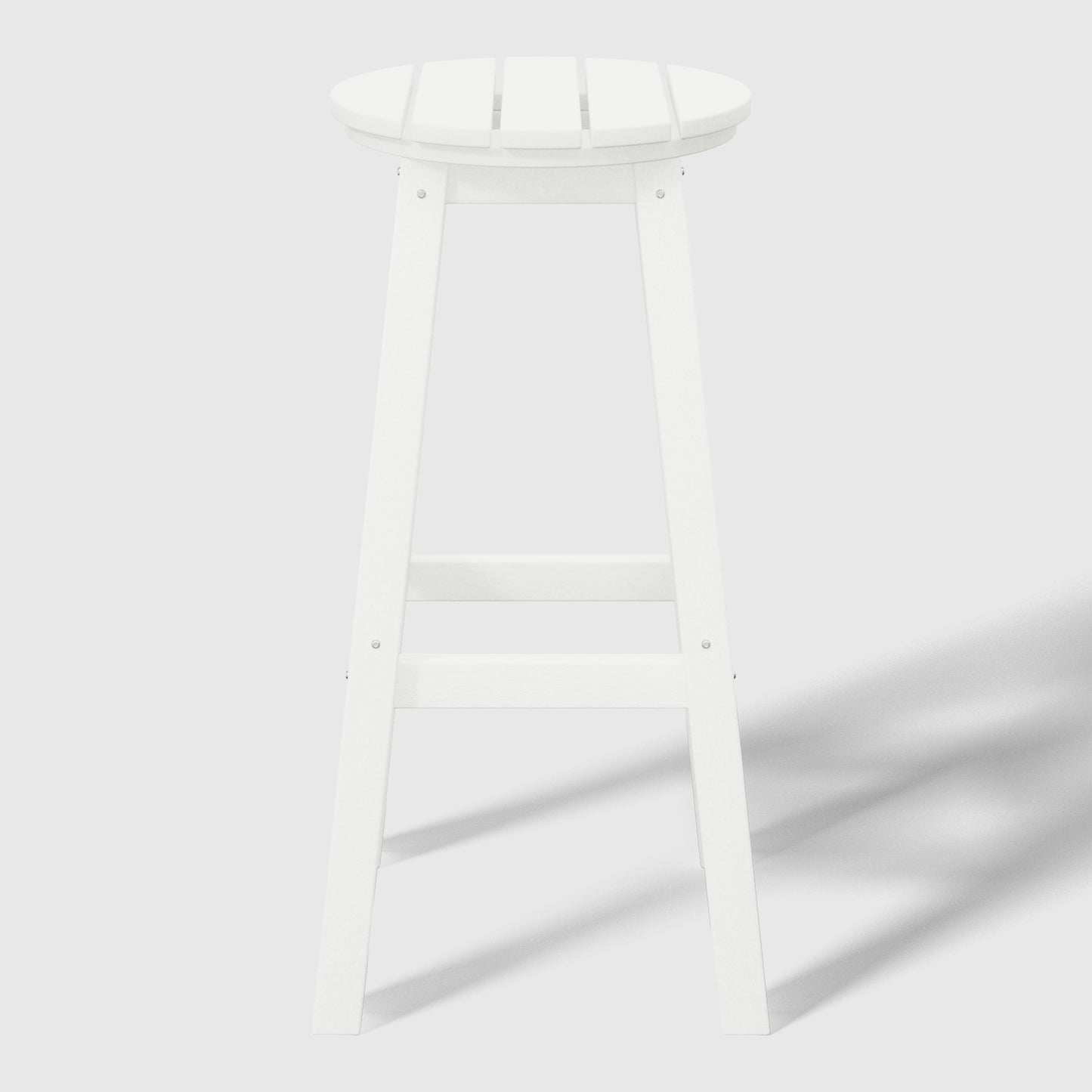 Stockholm All-Weather Outdoor Round Bar Stool (29" Height)