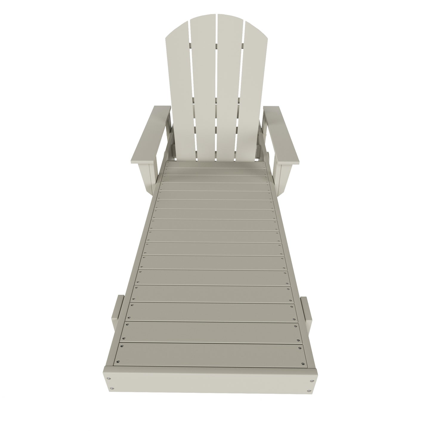 Chatham All-Weather Outdoor Adirondack Reclining Sun Lounger With Arms Rests & Wheels