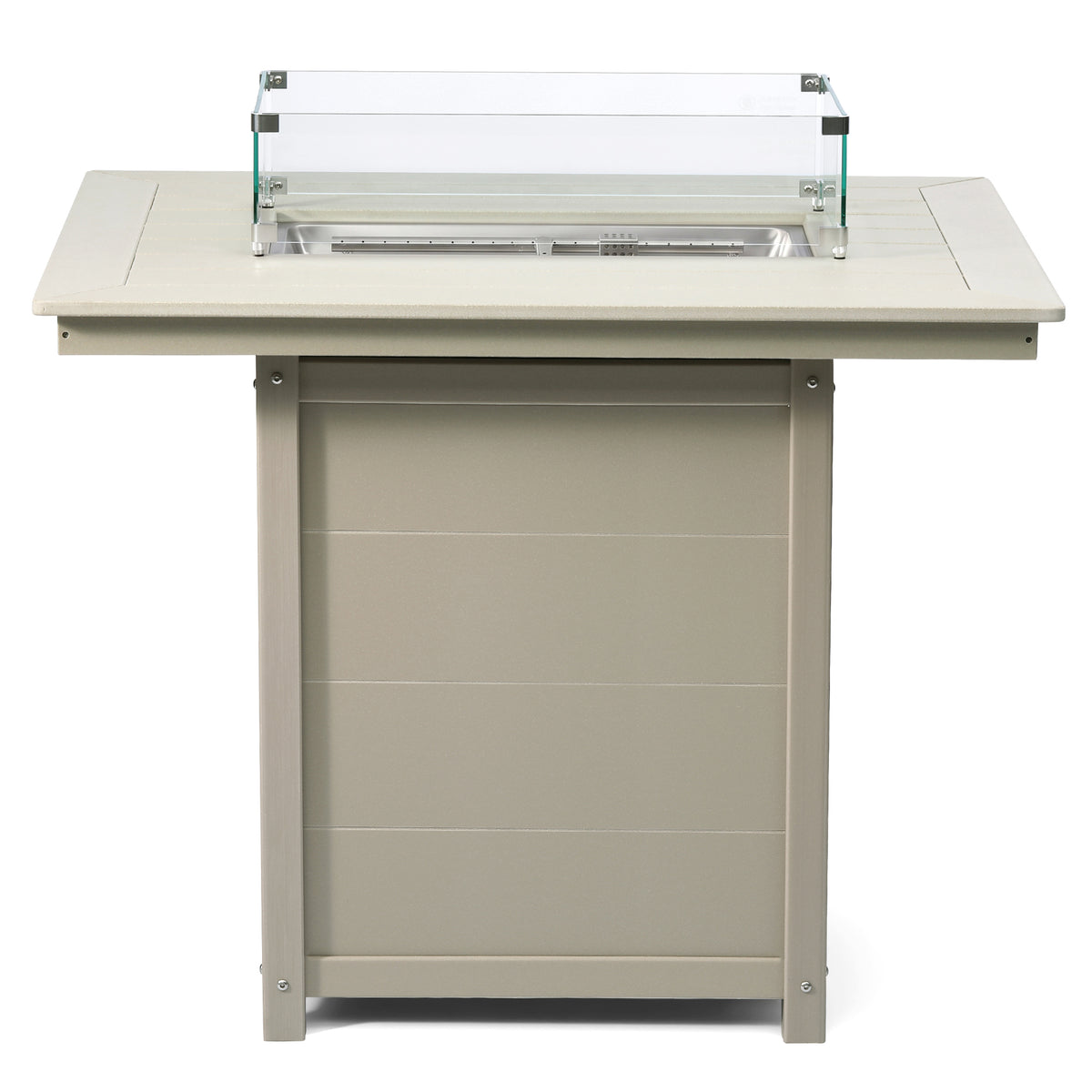 Sedona Rectangular 34" X 46" Counter Fire Pit Table
