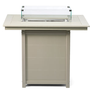 Sedona Rectangular 34" X 46" Counter Fire Pit Table
