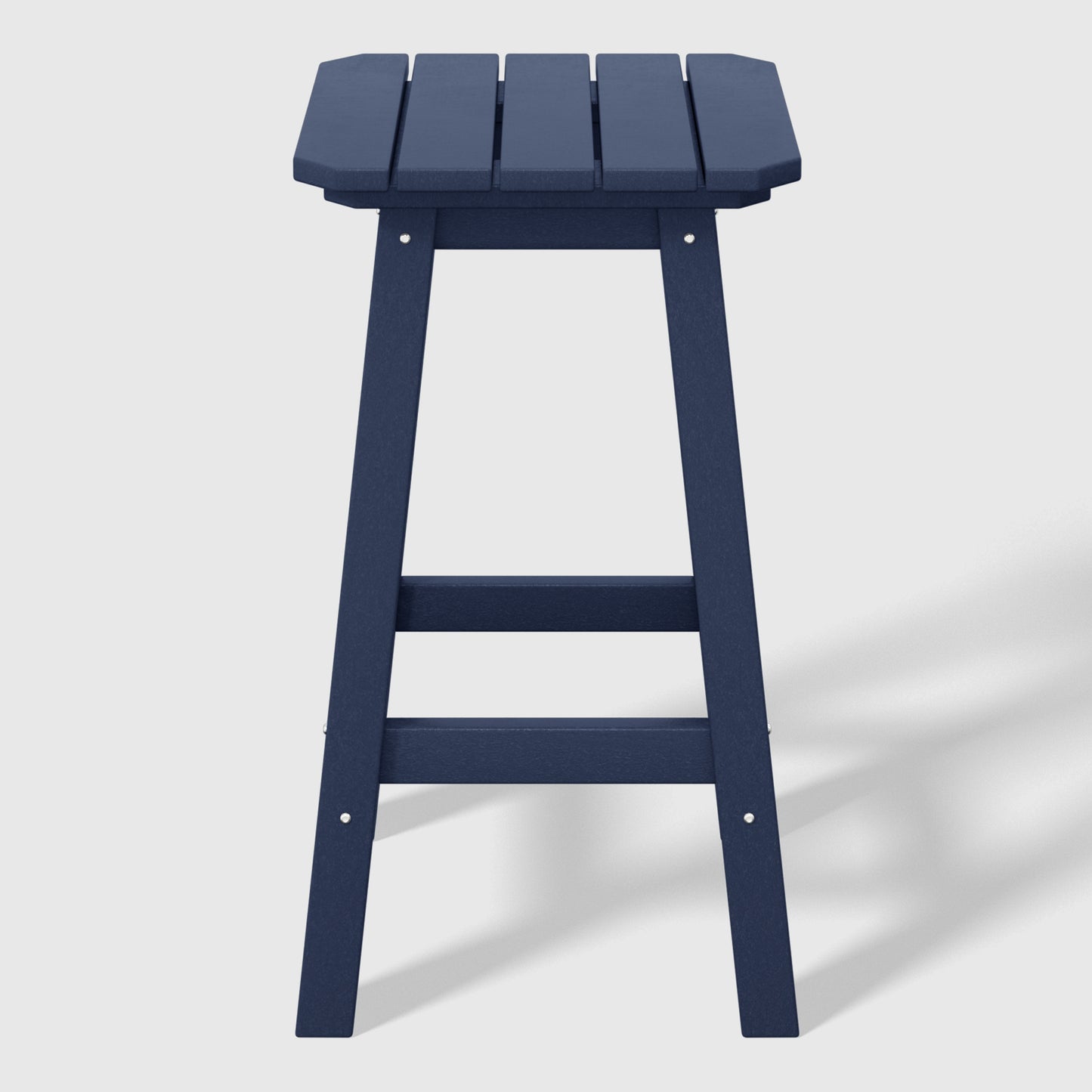Stockholm  All-Weather Outdoor Square Counter Stool (24" Seat Height)