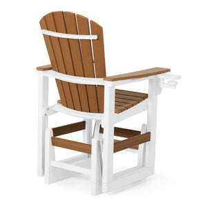 Adirondack Counter Glider With Cup Holder