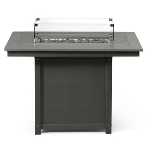 Sedona Rectangular 34" X 46" Dining Fire Pit Table