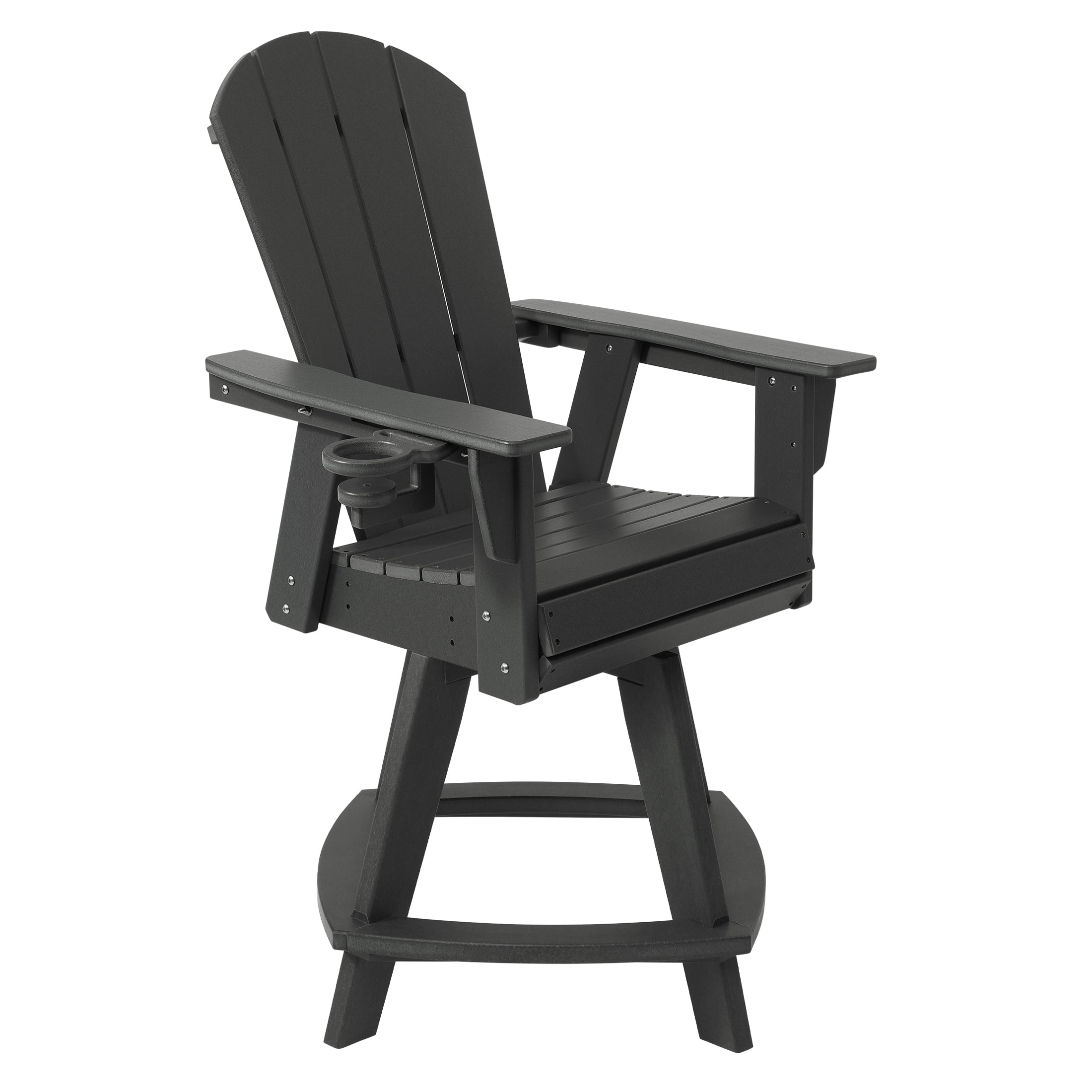 Chatham Adirondack Swivel Counter Chair with Cup Holder