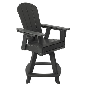 Chatham Adirondack Swivel Counter Chair with Cup Holder