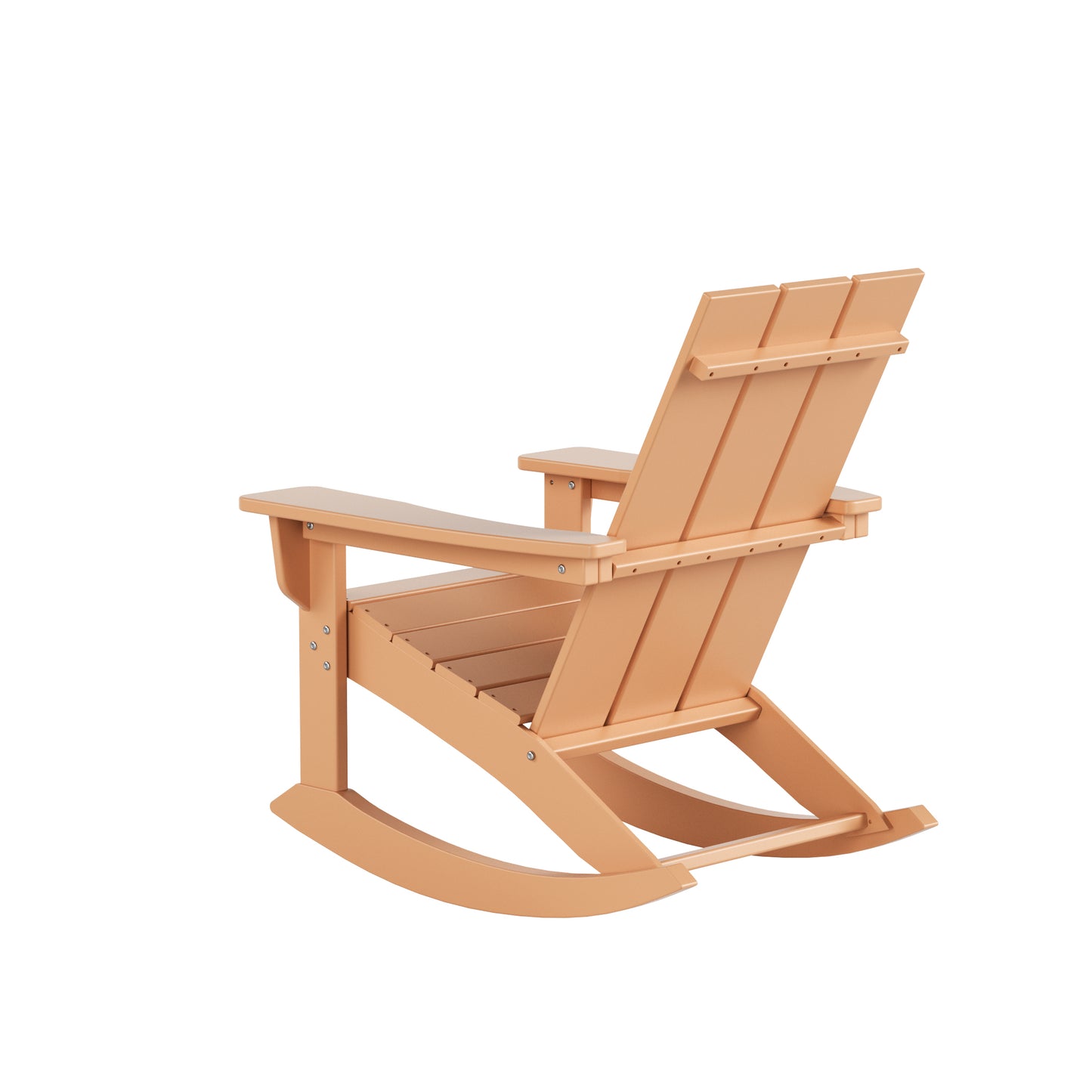 Malibu Modern All-Weather Outdoor Rocking Adirondack Chair