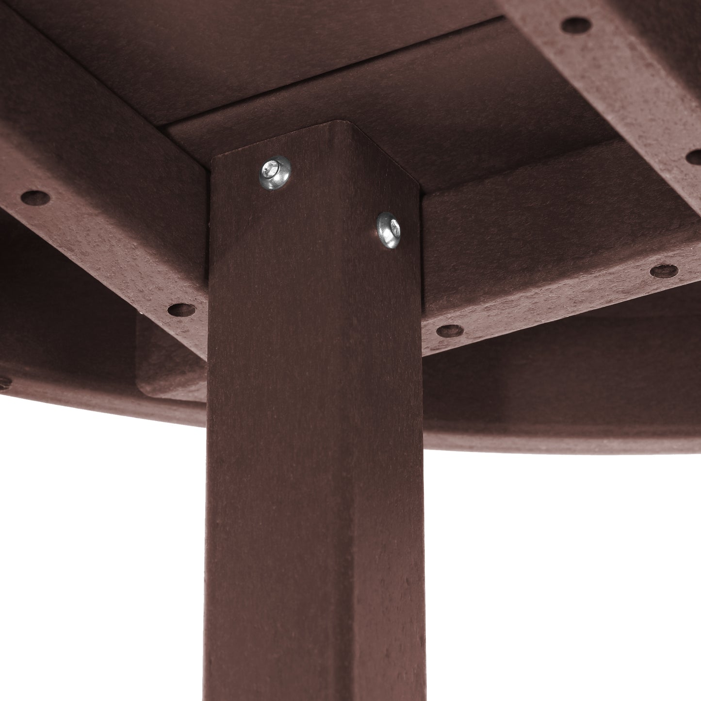 Tiny Terraces Kids' All-Weather Outdoor Round Dining Table (38" Wide)