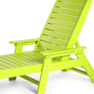 Santa Monica All-Weather Outdoor Reclining Sun Lounger with Arm Rests