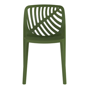 Patio Stacking Dining Side Chair (Set of 2)