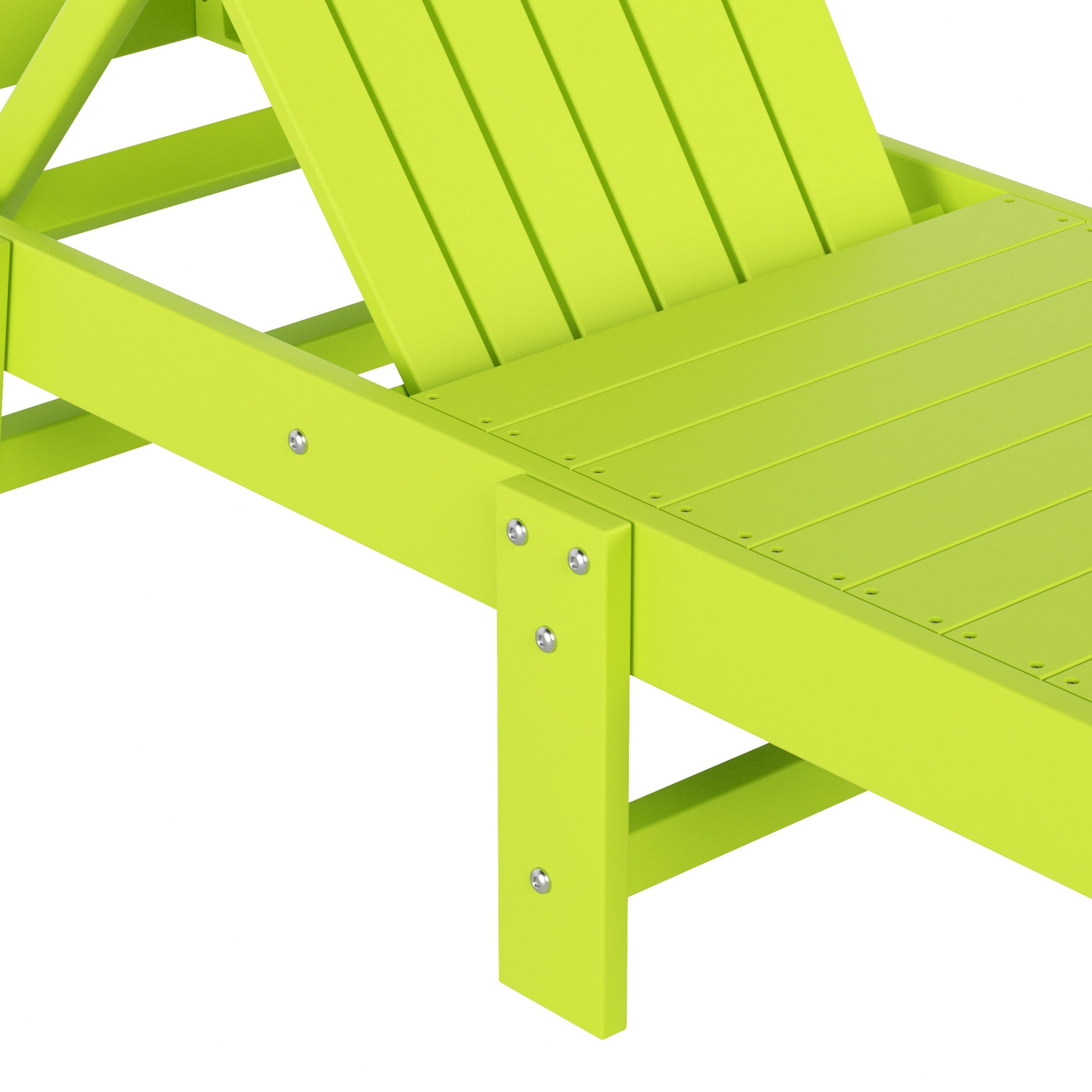 Westport Classic All-Weather Outdoor Adirondack Reclining Sun Lounger