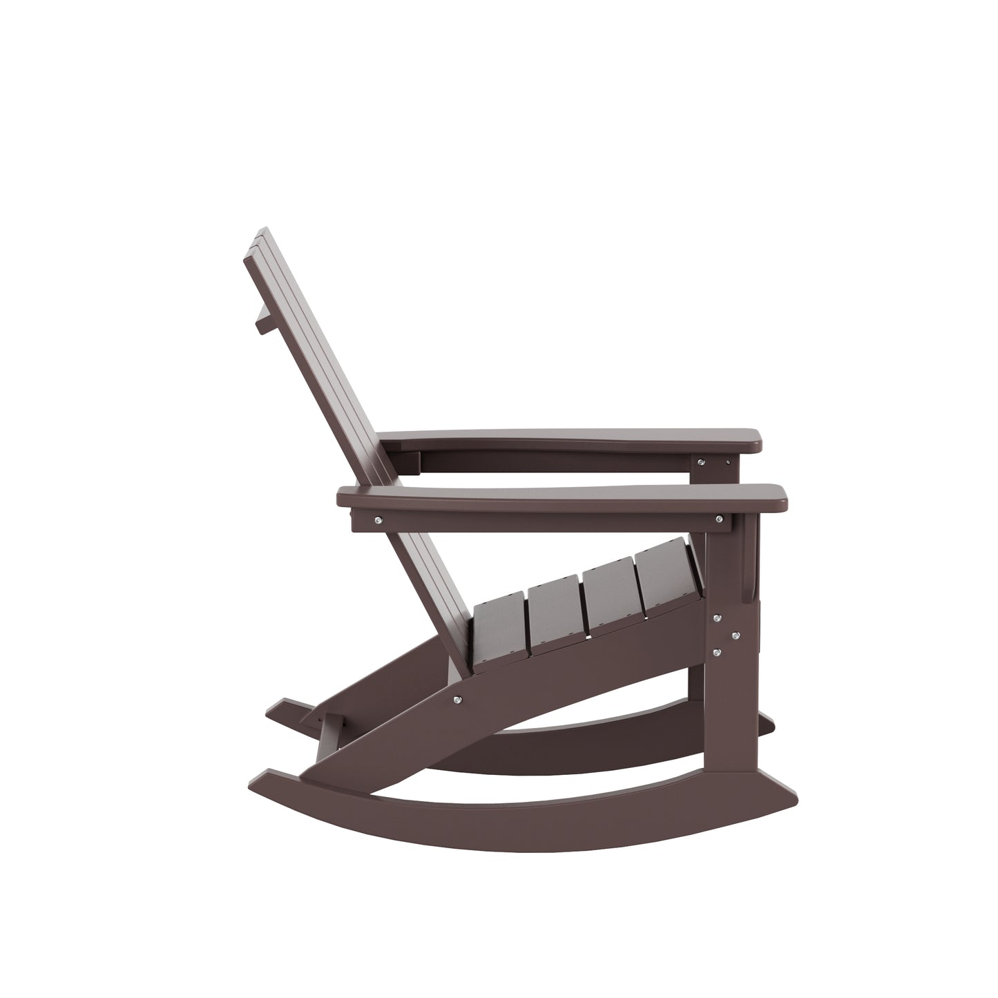 Malibu Modern All-Weather Outdoor Rocking Adirondack Chair