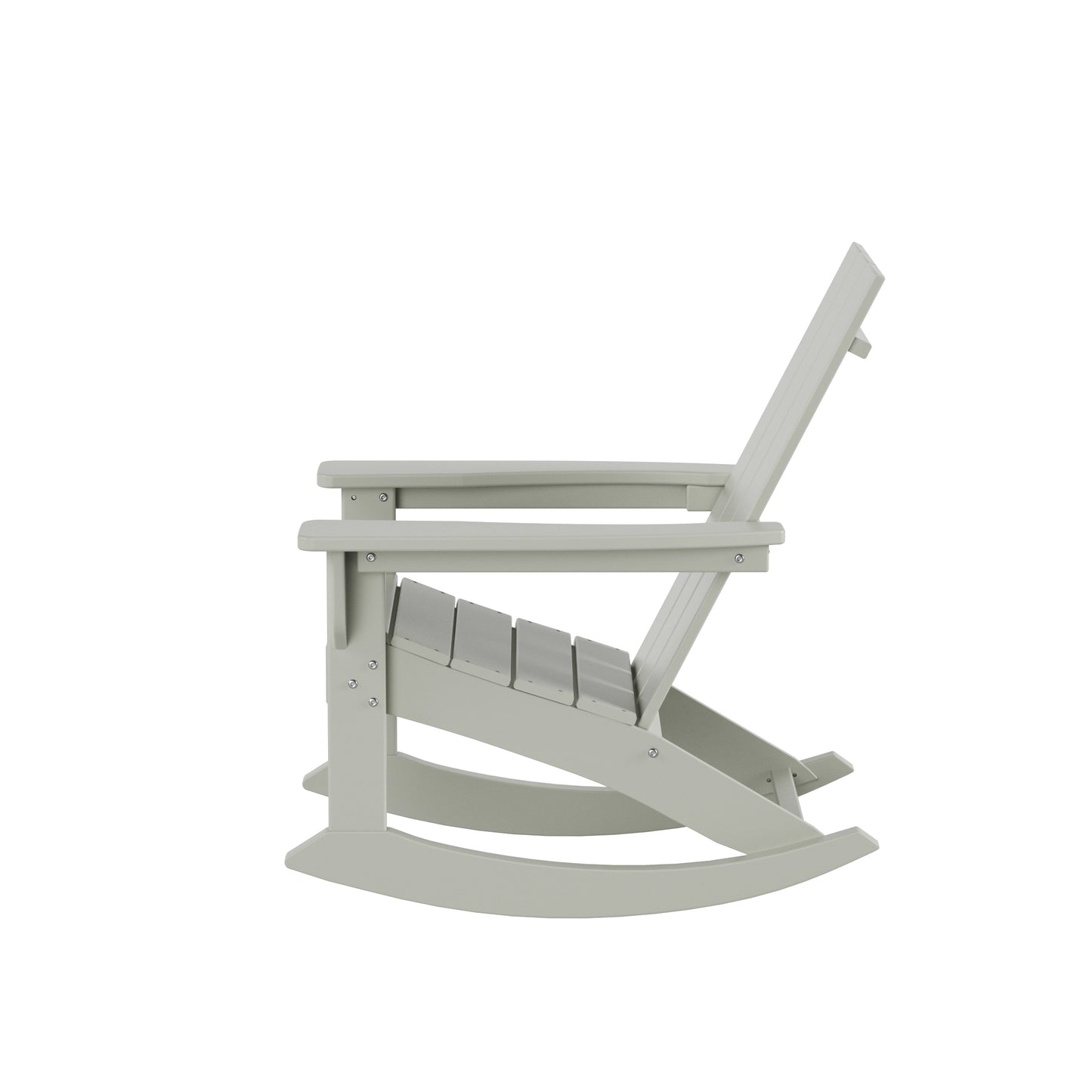 Malibu Modern All-Weather Outdoor Rocking Adirondack Chair