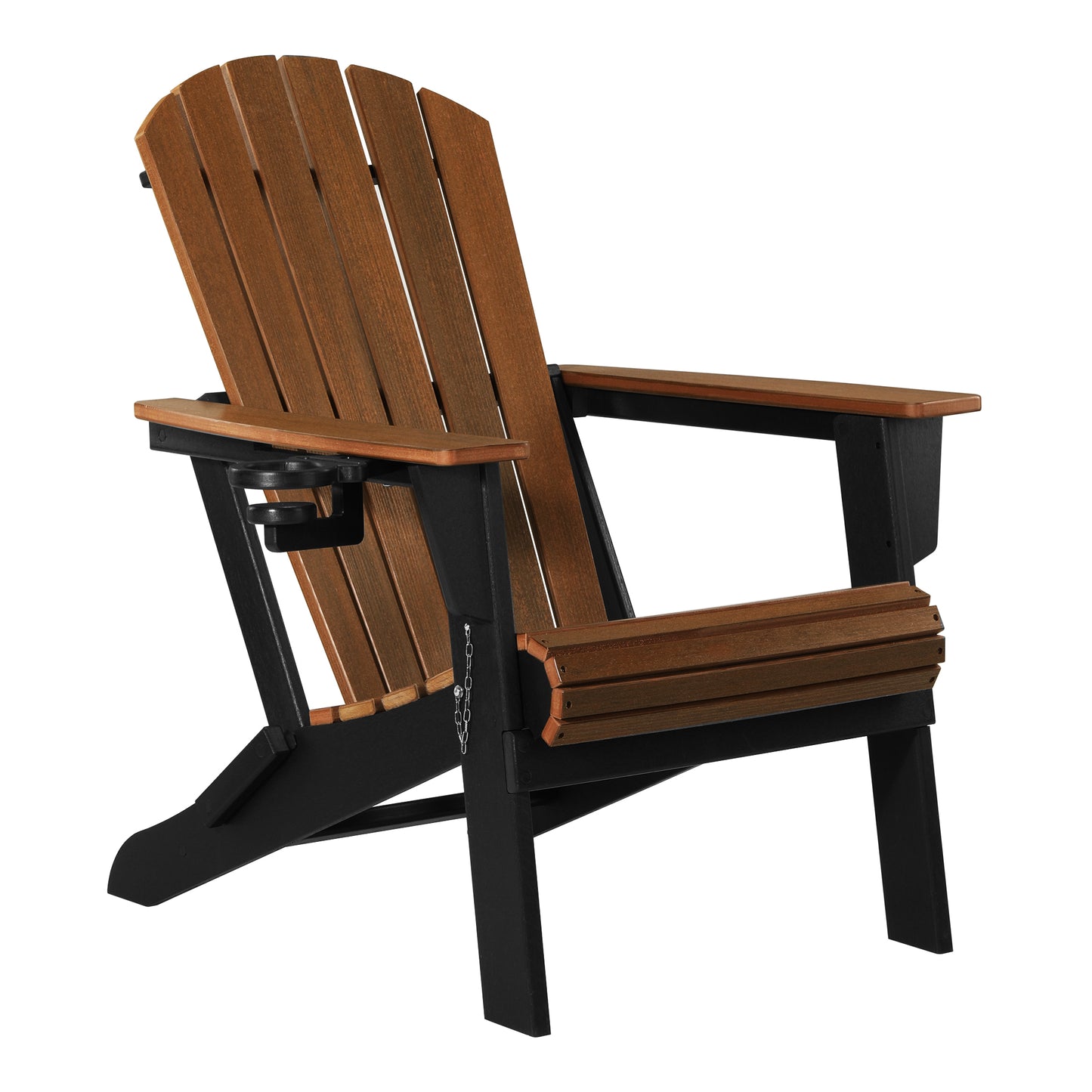 Heritage Ridge Folding Adirondack Chair With Cup Holder