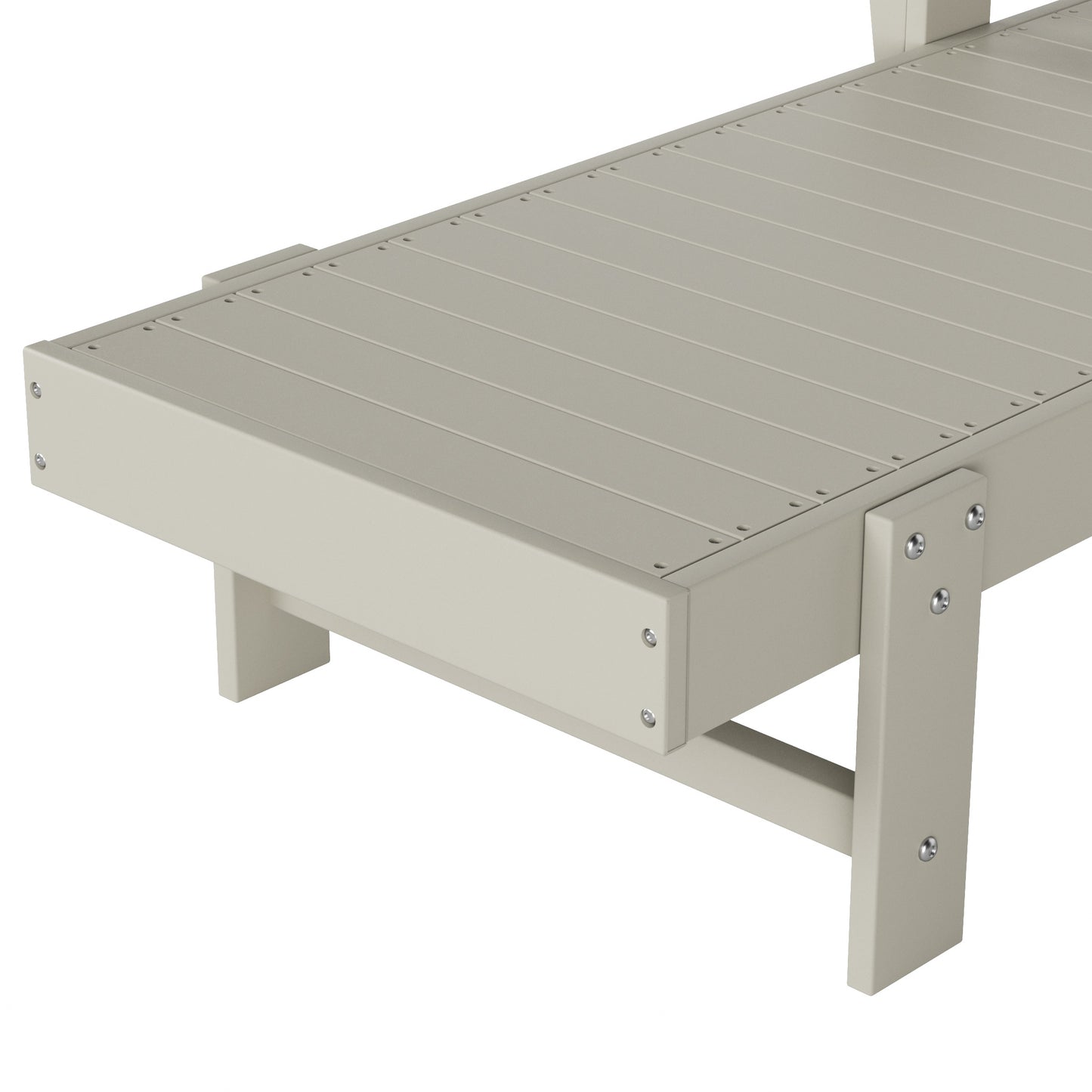 Chatham All-Weather Outdoor Adirondack Reclining Sun Lounger With Arms Rests & Wheels