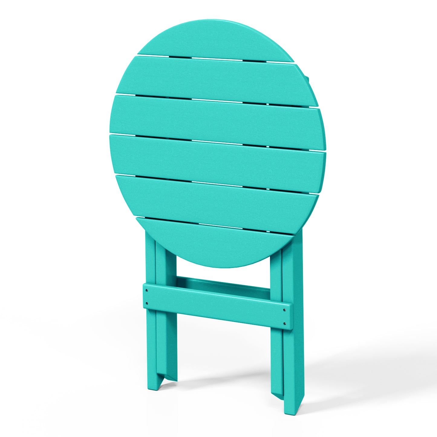 Tuscany All-Weather Outdoor Patio Round Folding Dining Table (24" Top)