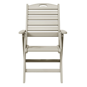 Aarhus Folding High back Dining Chair (Set of 2)