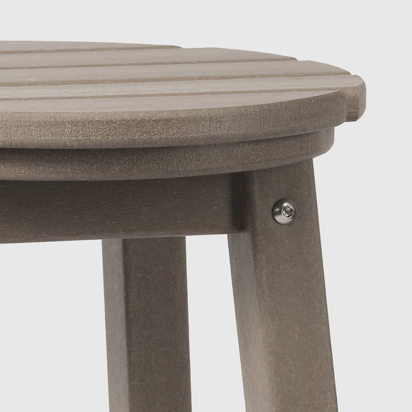 Stockholm All-Weather Outdoor Round Bar Stool (29" Height)