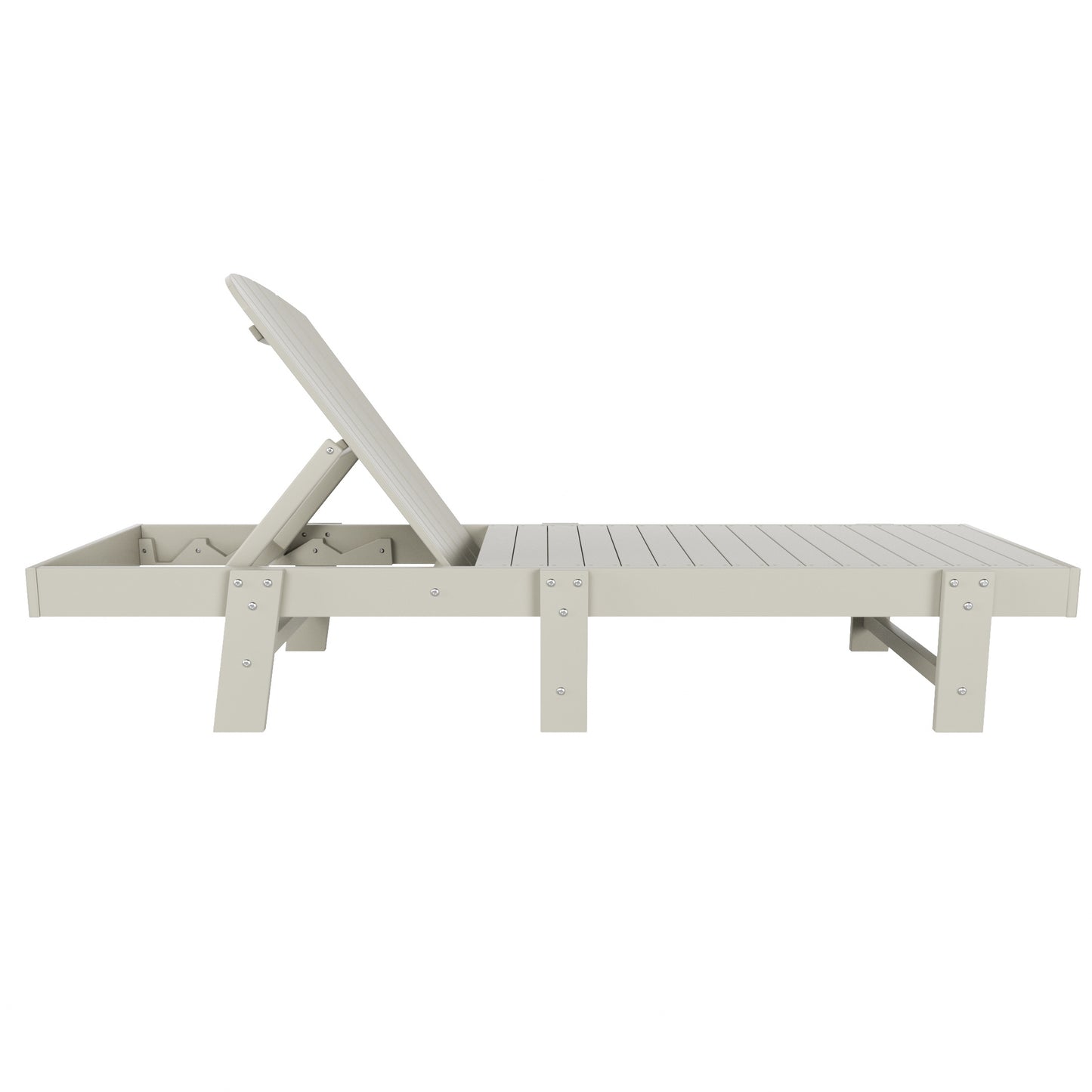 Westport Classic All-Weather Outdoor Adirondack Reclining Sun Lounger