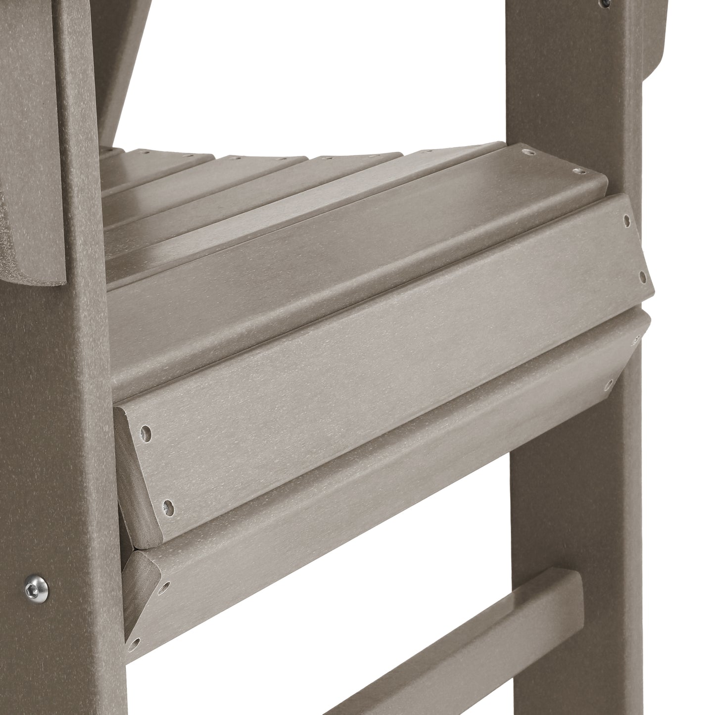 Malibu Modern All-Weather Outdoor Contoured Adirondack Dining Chair