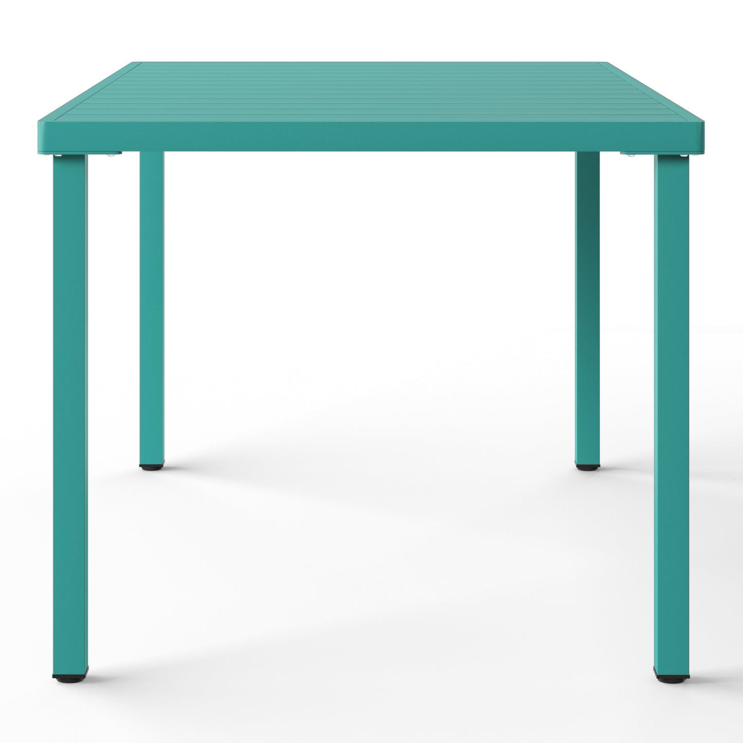 Polyform 59" x 35.4" Steel Rectangular Dining Table