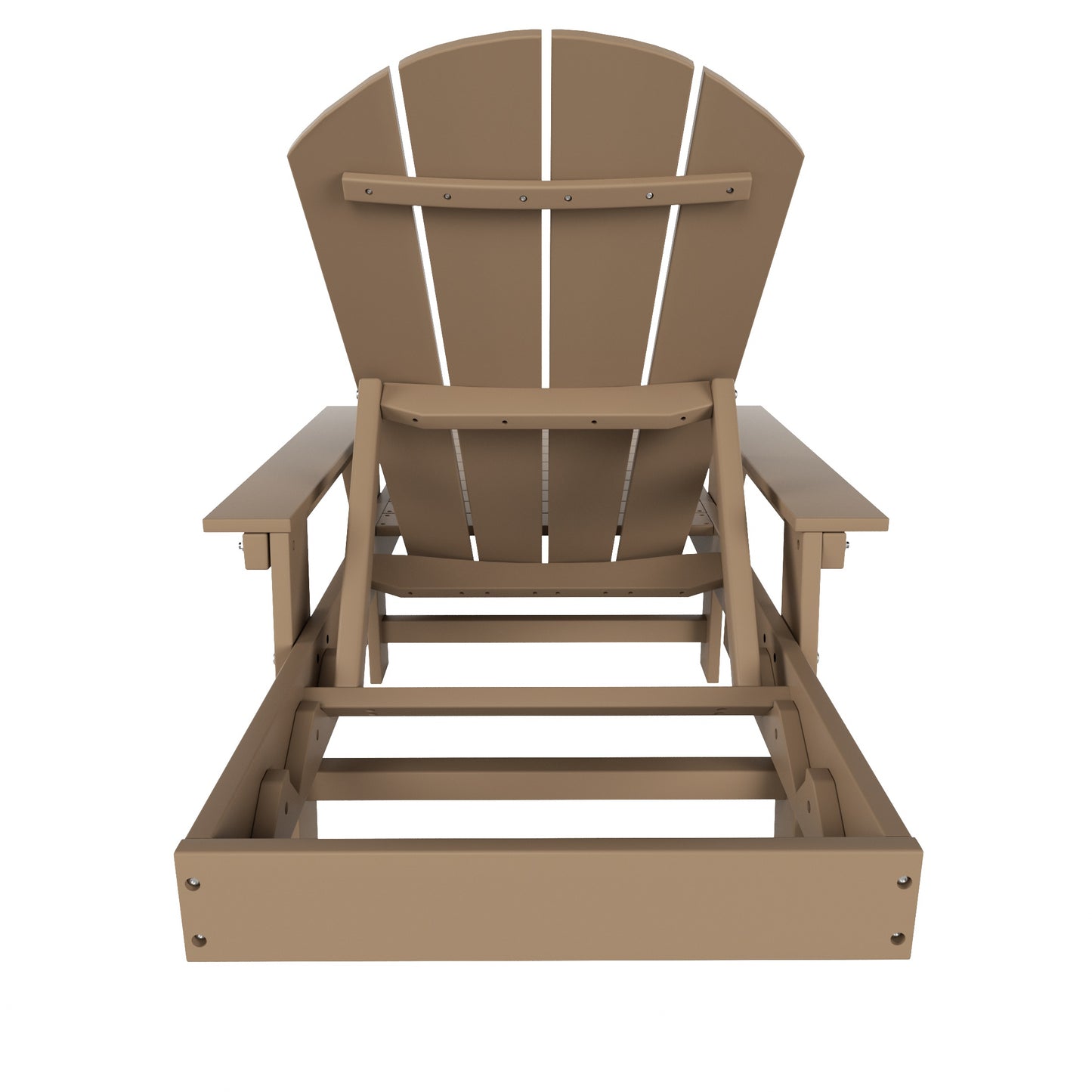 Chatham All-Weather Outdoor Adirondack Reclining Sun Lounger With Arms Rests & Wheels