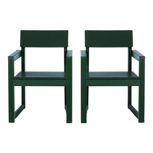 Palmetto Outdoor Dining Arm Chair (Set of 2)