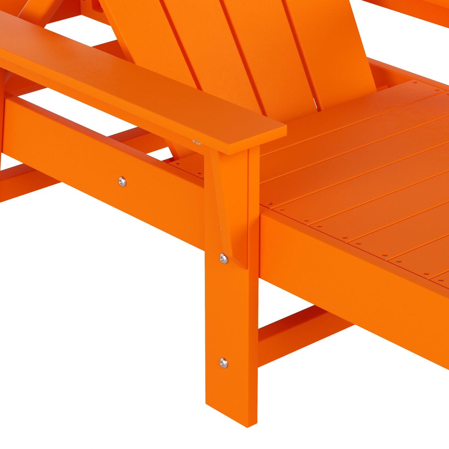 Chatham All-Weather Outdoor Adirondack Reclining Sun Lounger With Arms Rests & Wheels