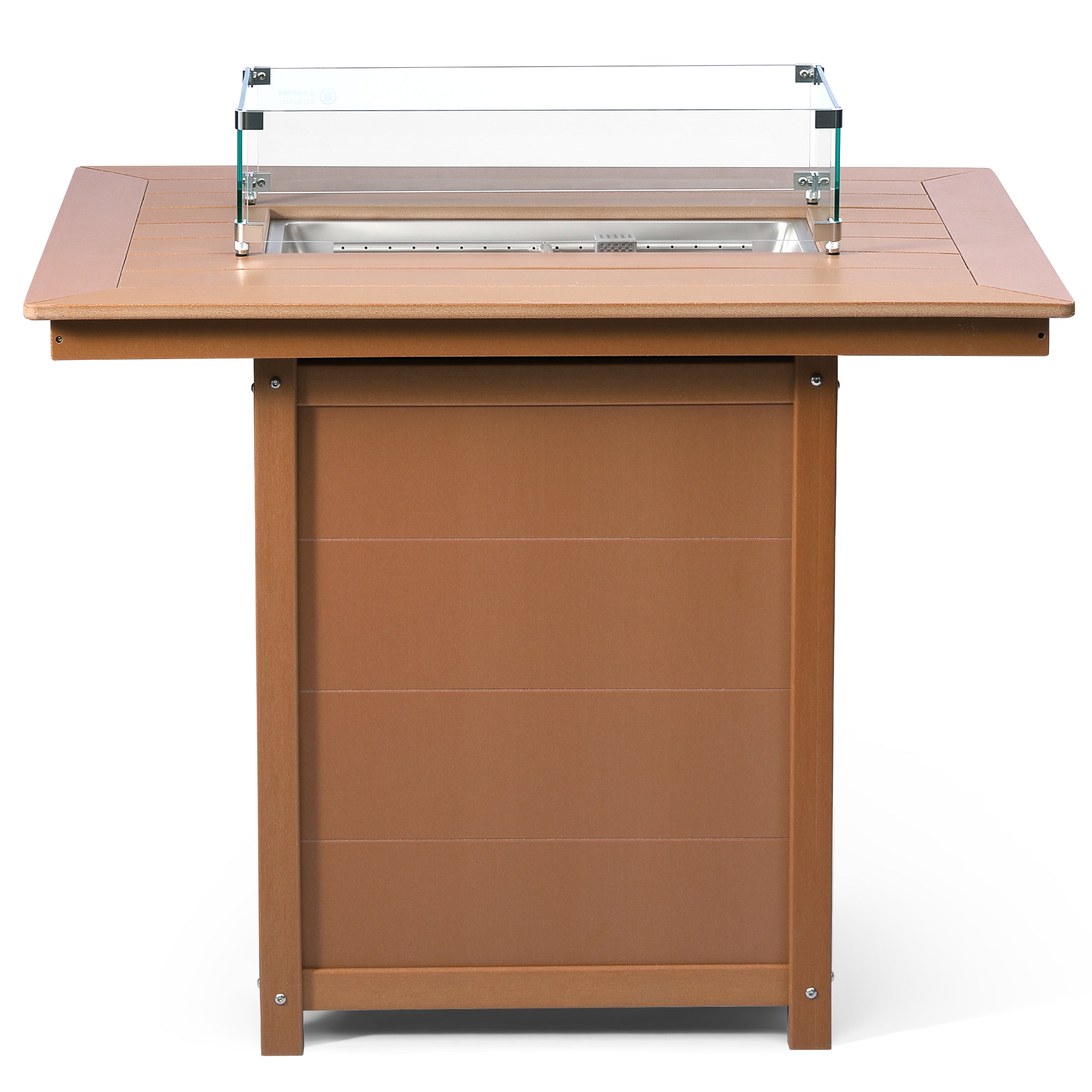 Sedona Rectangular 34" X 46" Counter Fire Pit Table