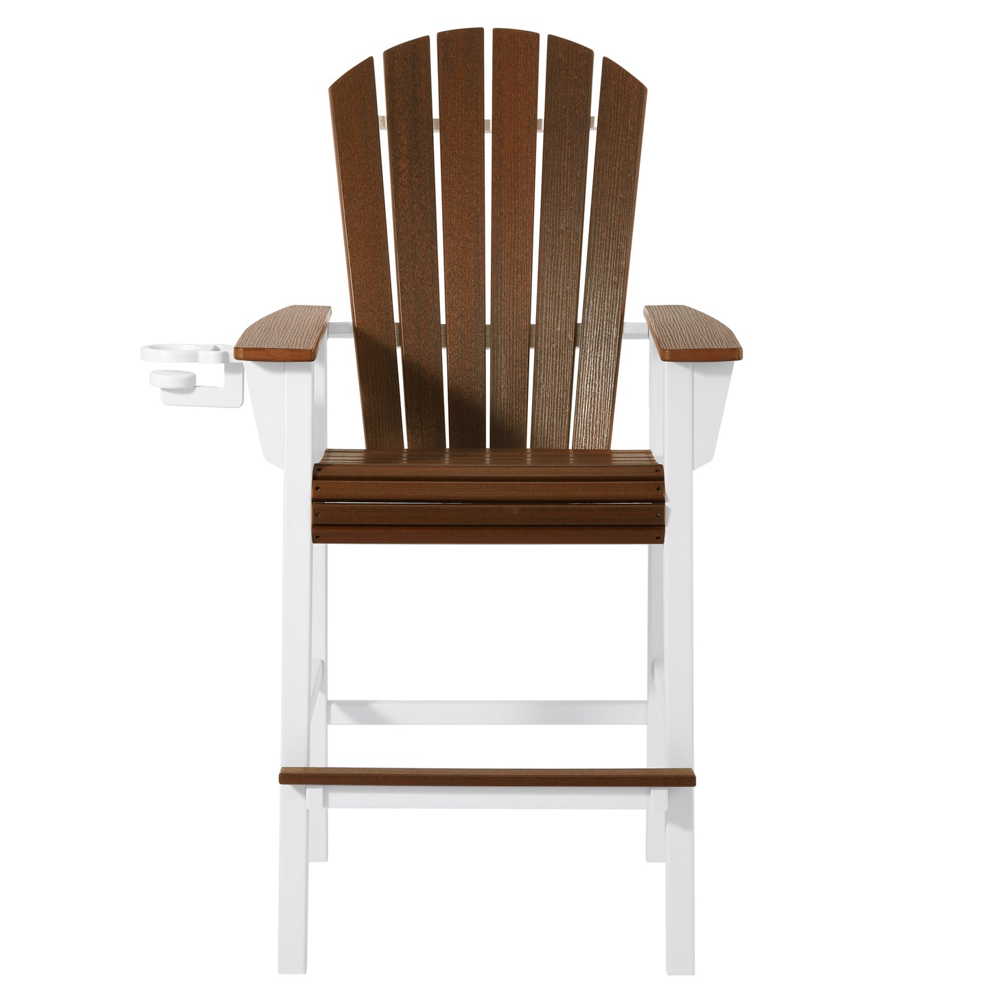 Heritage Ridge Adirondack Bar Chair With Cup Holder