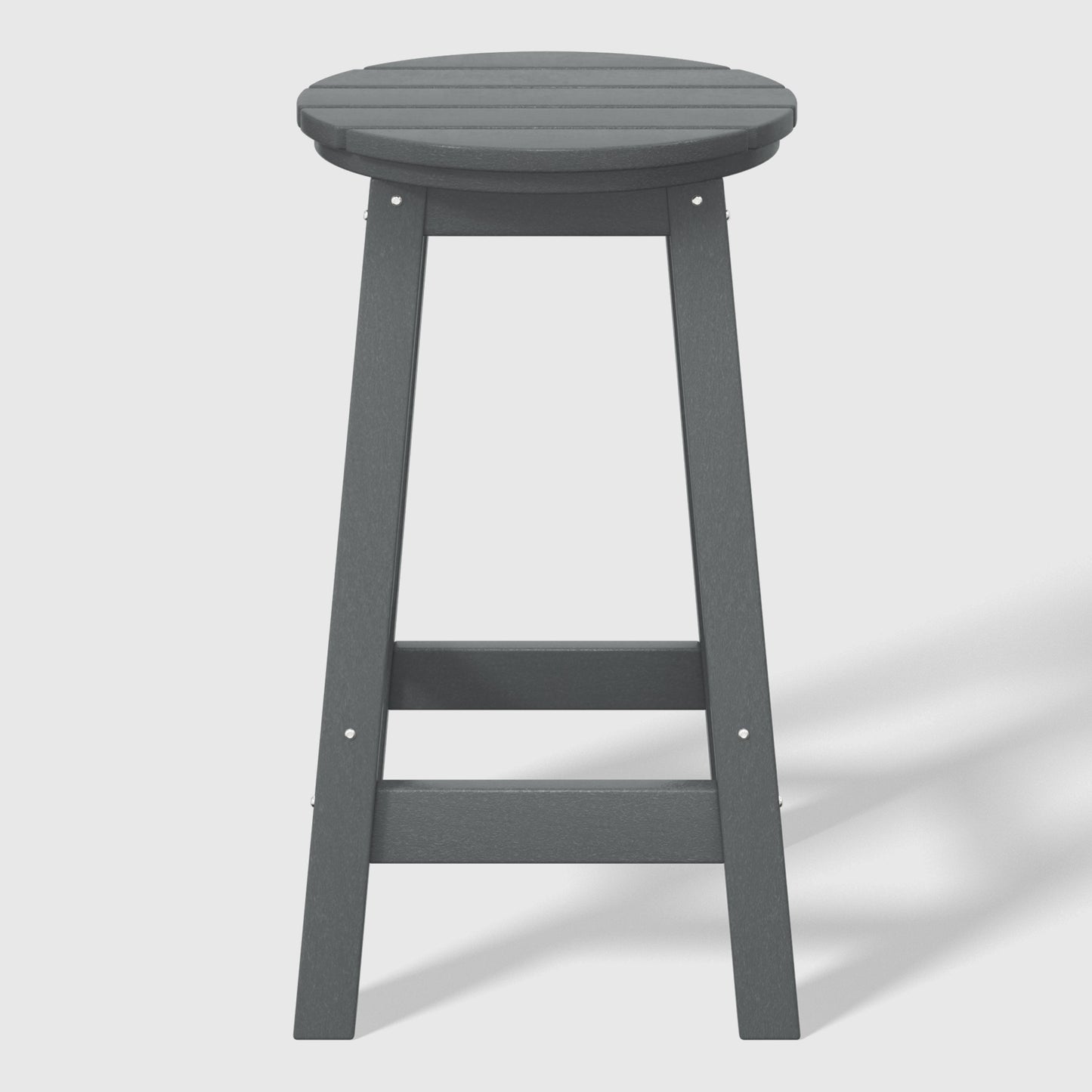 Stockholm All-Weather Outdoor Round Counter Stool (24" Height)