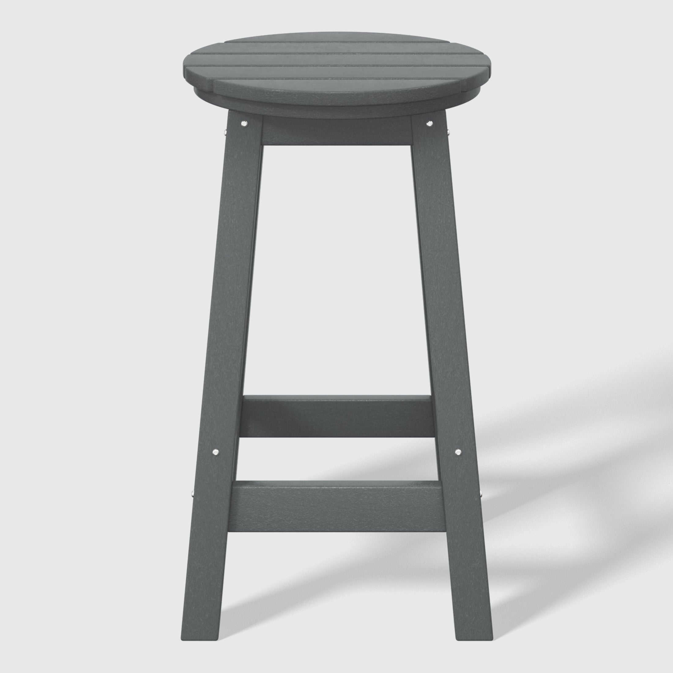 Stockholm All-Weather Outdoor Round Counter Stool (24" Height)