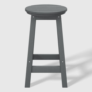 Stockholm All-Weather Outdoor Round Counter Stool (24" Height)