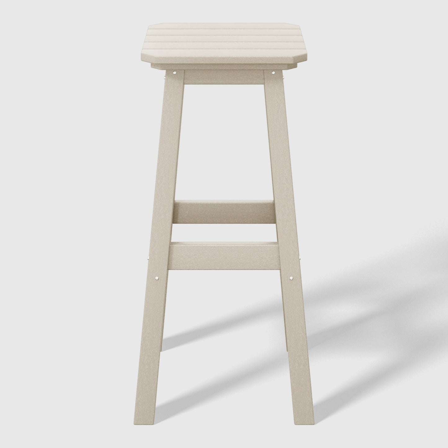 Stockholm All-Weather Outdoor Square Bar Stool (29" Height)
