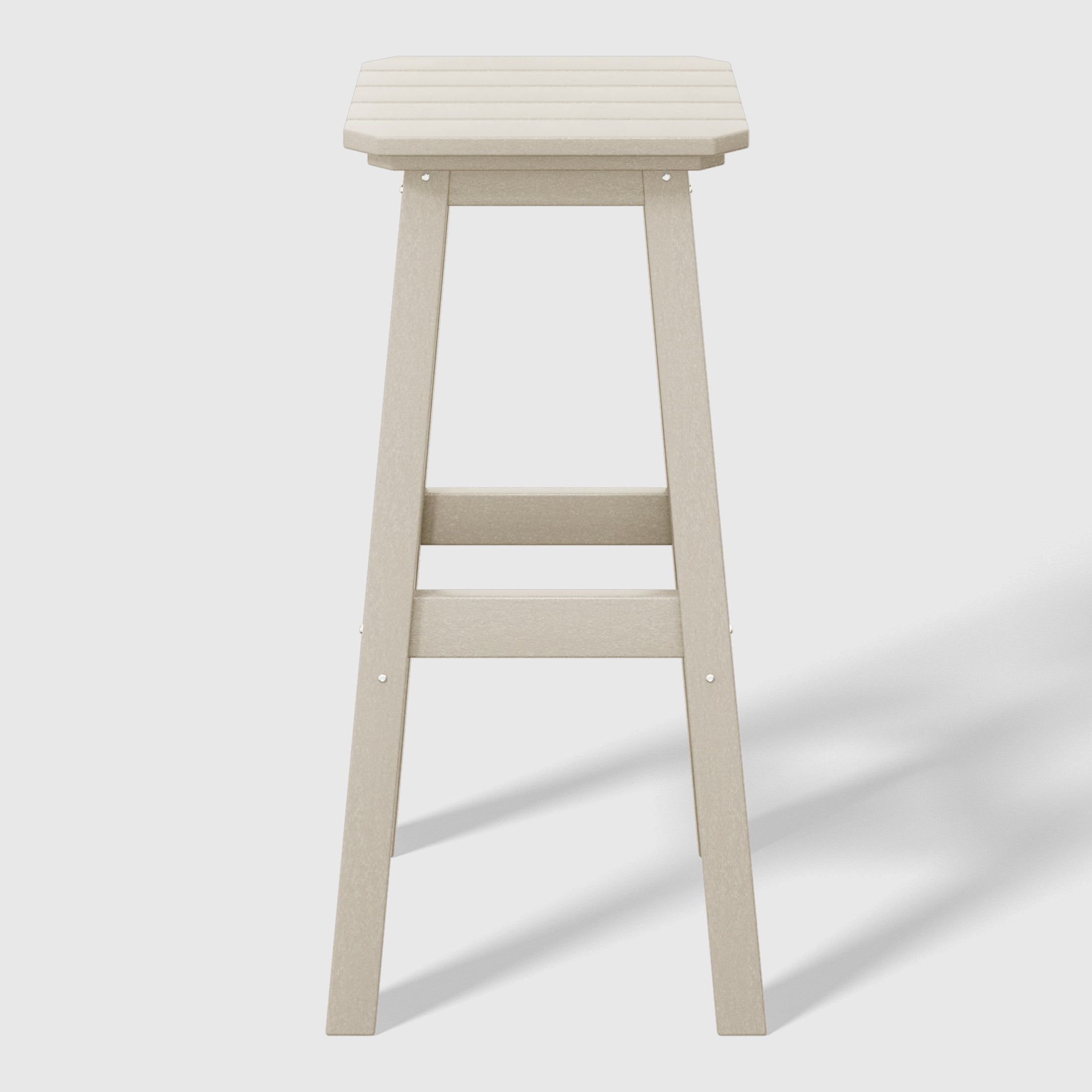 Stockholm All-Weather Outdoor Square Bar Stool (29" Height)