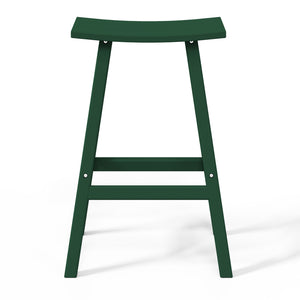 Stockholm All-Weather Outdoor Saddle Bar Stool (29" Height)