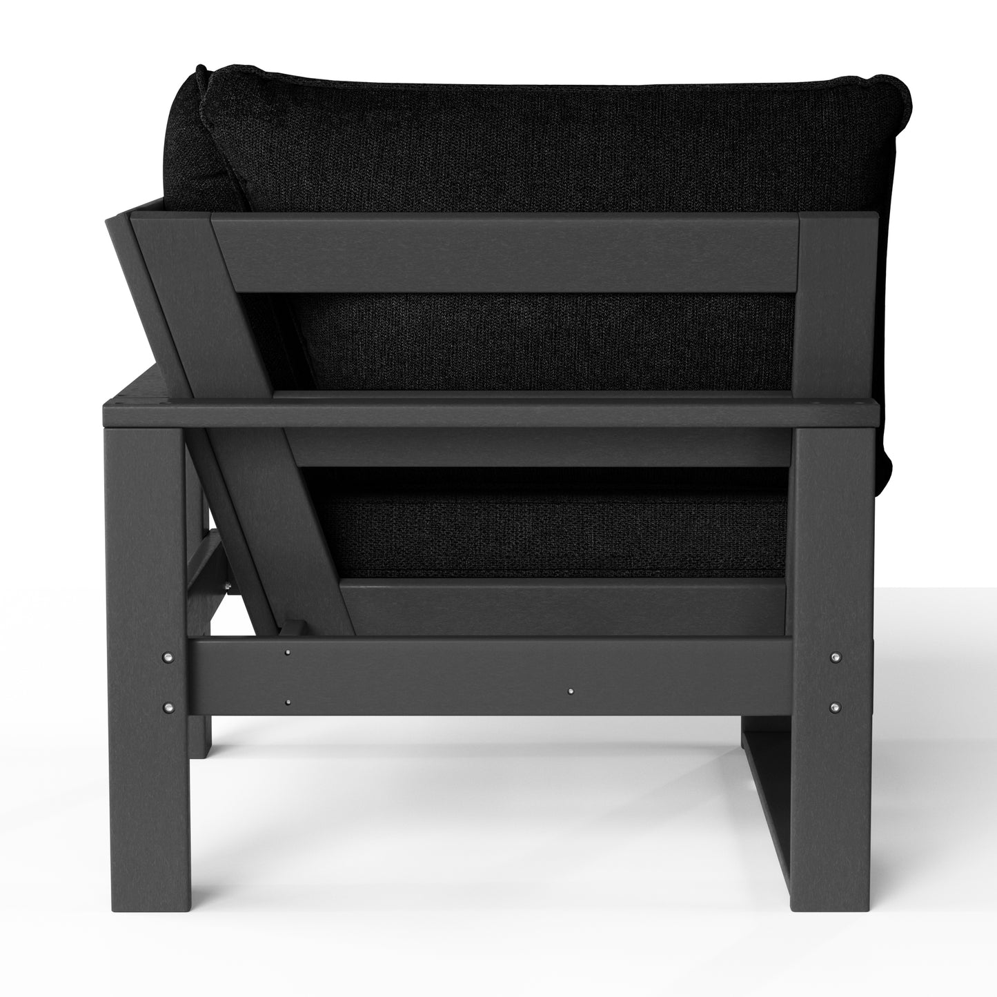Signature All-Weather Outdoor Modular Patio Deep Seating Corner Chair (Corner Sectional Seat)