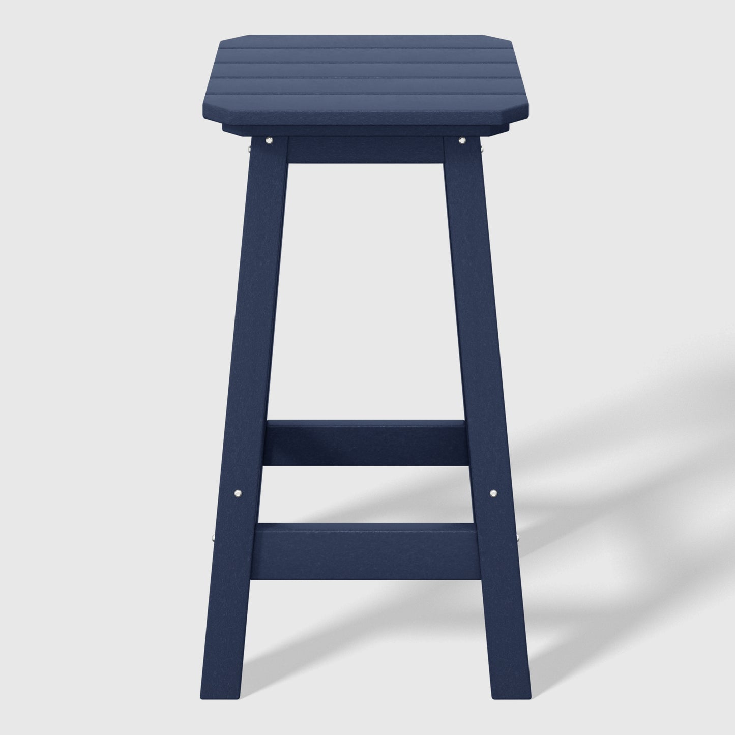 Stockholm  All-Weather Outdoor Square Counter Stool (24" Seat Height)