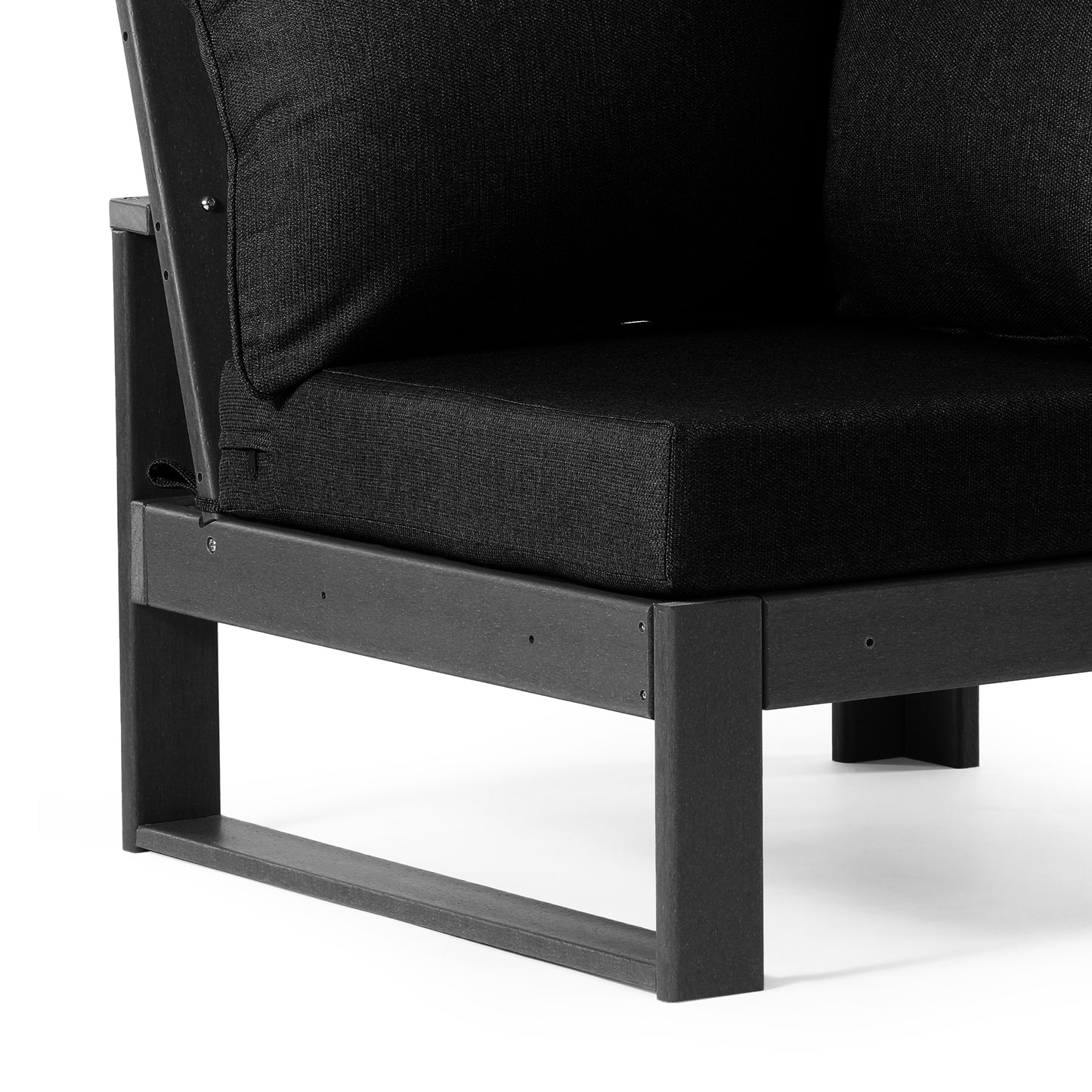 Signature All-Weather Outdoor Modular Patio Deep Seating Corner Chair (Corner Sectional Seat)