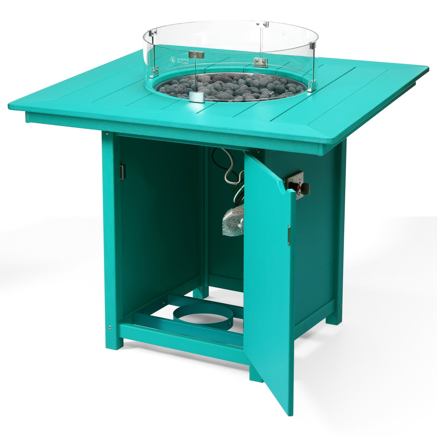 Sedona Square 42" Counter Fire Pit Table