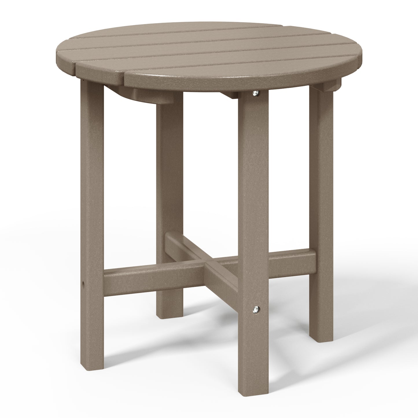 Tuscany All-Weather Outdoor Round Side Table (18" Height)