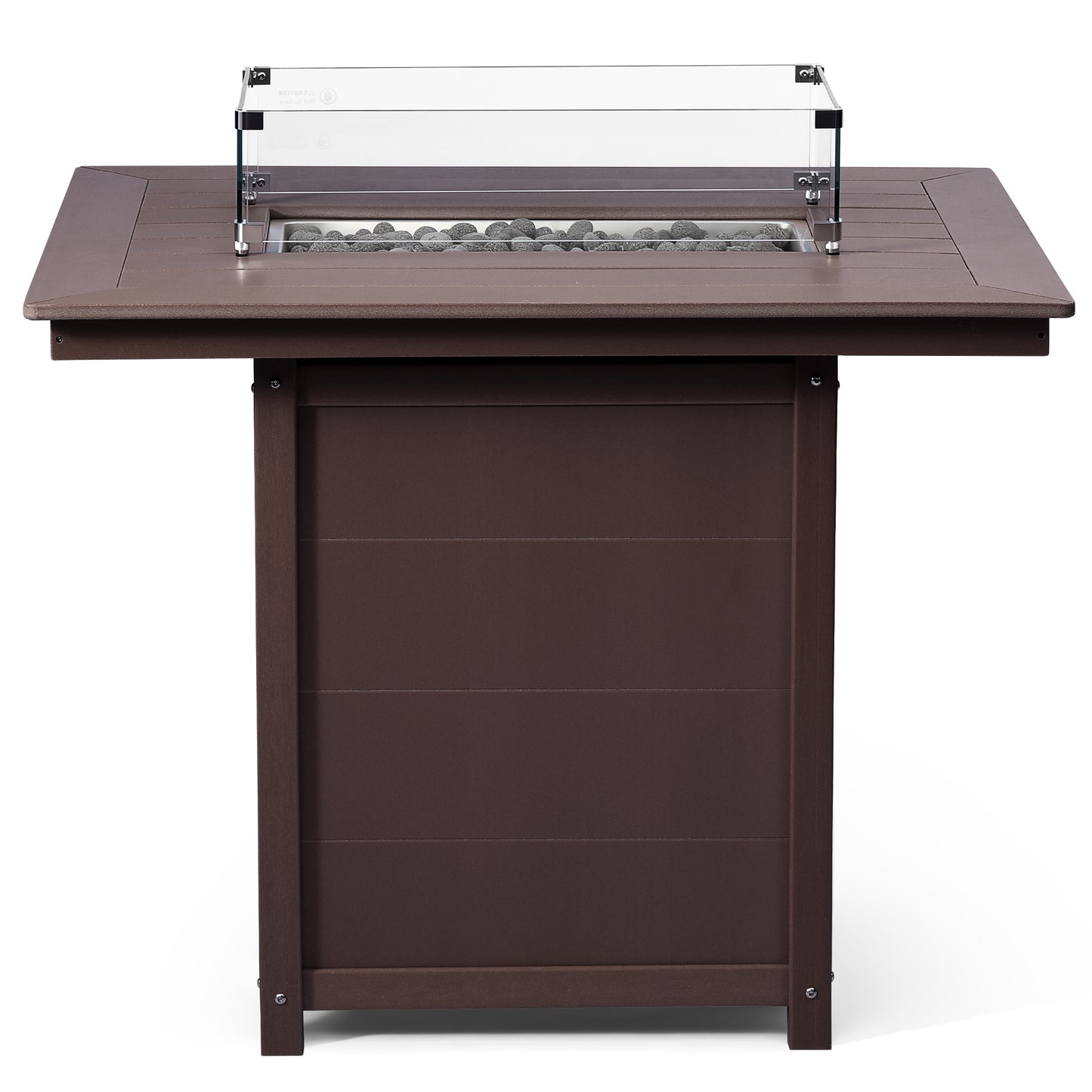 Sedona Rectangular 34" X 46" Counter Fire Pit Table