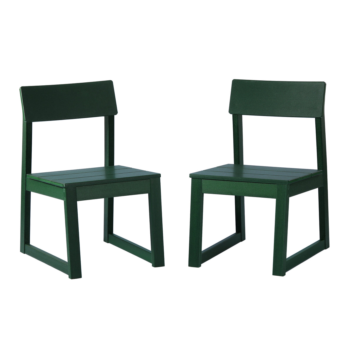 Palmetto Outdoor Dining Side Chair (Set of 2) With Cup Holder