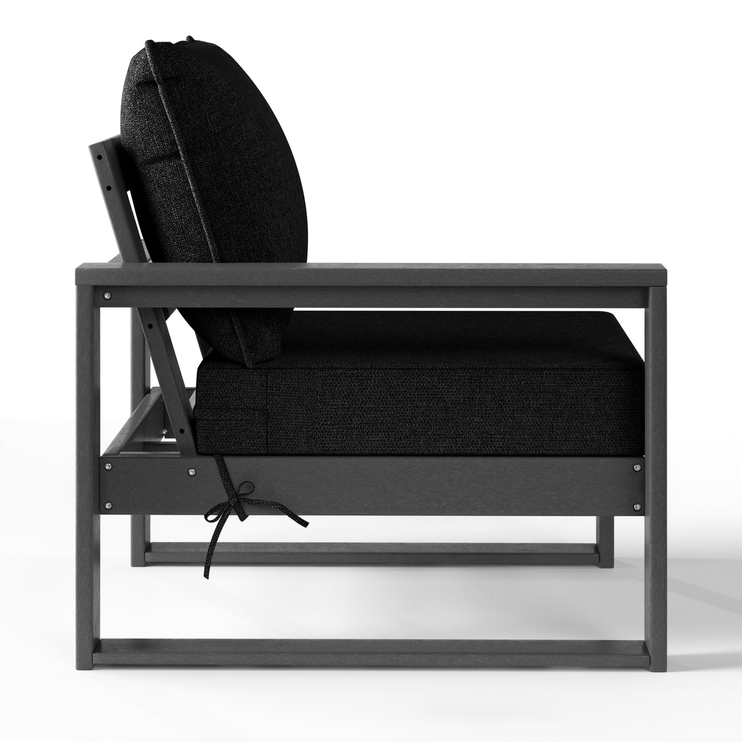 Signature All-Weather Outdoor Modular Patio Deep Seating Left Arm Chair (Left Arm Sectional Seat)