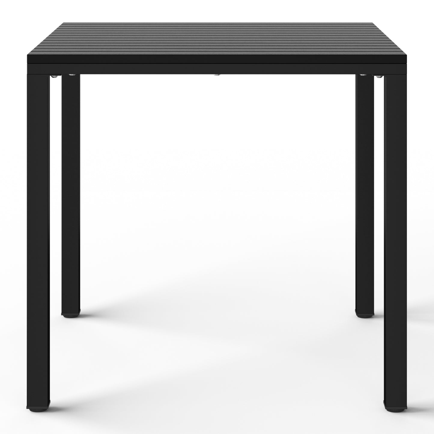 Polyform 31.5" Square Dining Table with Metal Frame