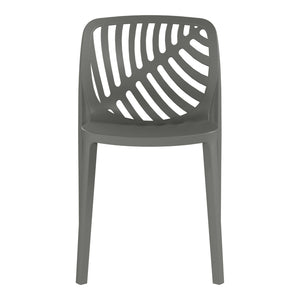 Patio Stacking Dining Side Chair (Set of 2)