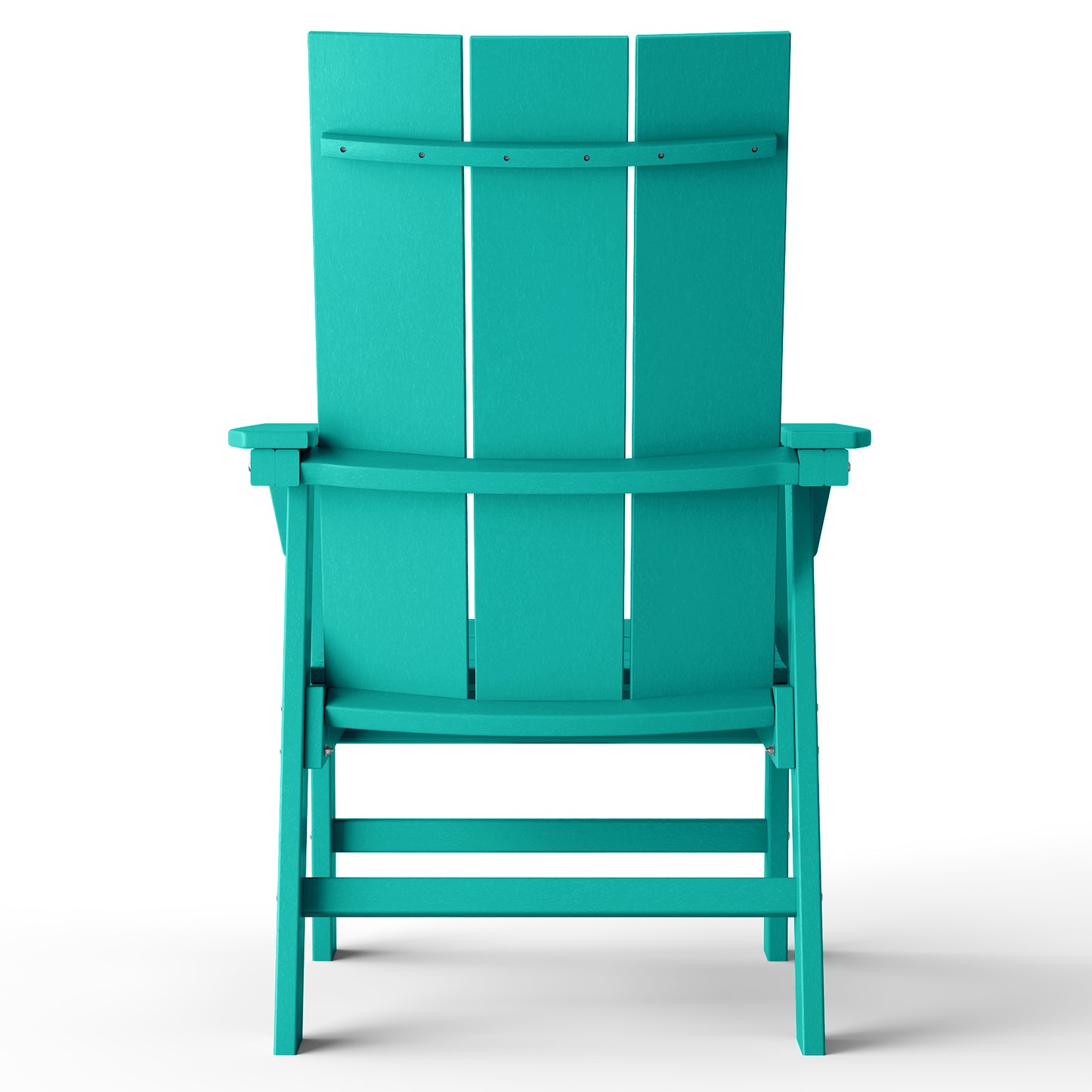 Malibu Modern All-Weather Outdoor Contoured Adirondack Dining Chair